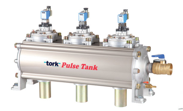 Pulse tank for pulse valves